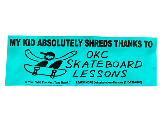 OKCSBL Teal Bumper Sticker